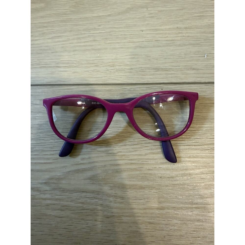 RAY BAN Kids RB1622 3933 Fucsia on Violet Girls Kids Oval Eyeglasses 46-17-130